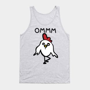 Funny yoga chicken Tank Top